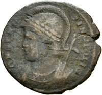 Bronzemünze des Constantinus I. aus Bad Cannstatt