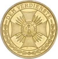 Probe der Verdienstmedaille des württembergischen Friedrichsordens