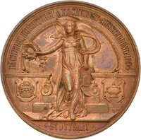 Medaille auf die Bäckerei-, Konditorei- und Kochkunst-Ausstellung 1894 in Stuttgart
